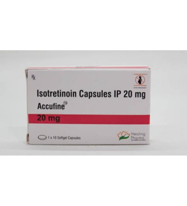 Isotretinoin (Accufine 20) 20 mg Capsules
