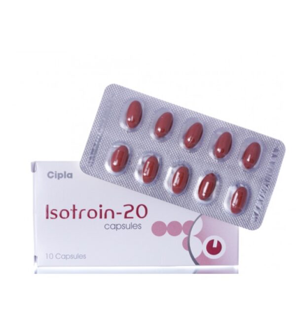 Isotretinoin (Isotroin) 20 mg Capsule