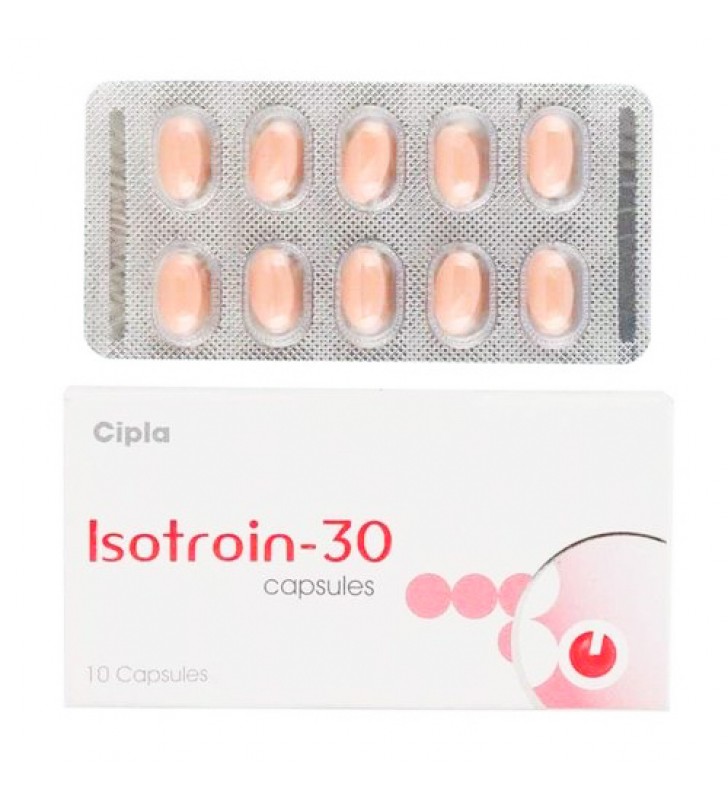 Isotretinoin (Isotroin) 30 mg Capsule