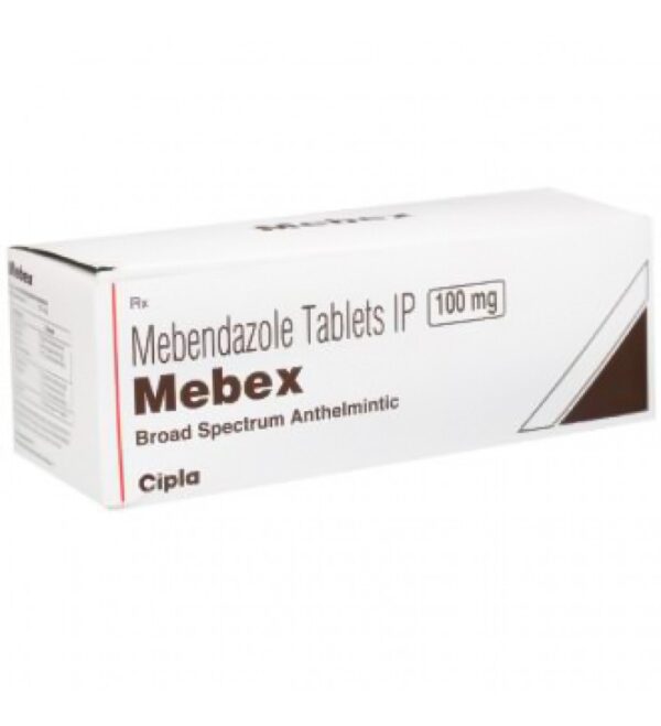 Mebendazole (Mebex) 100 mg Tablet