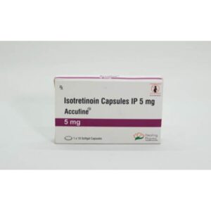 Isotretinoin (Accufine 5) 5 mg Capsules