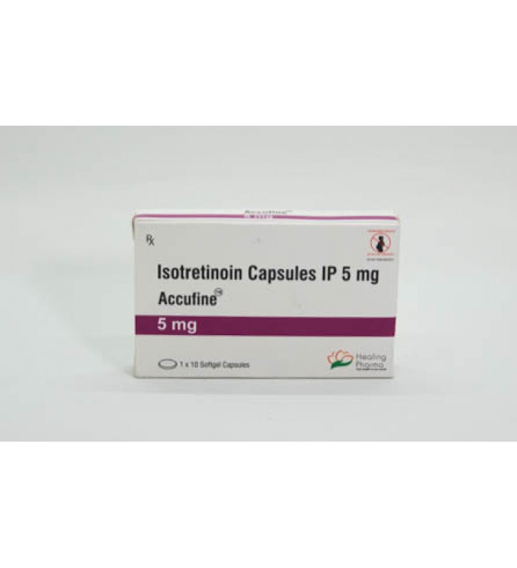 Isotretinoin (Accufine 5) 5 mg Capsules