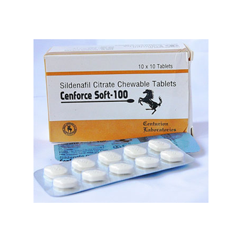 Sildenafil (Cenforce Chewable Tabs) 100 mg Tablet-CT