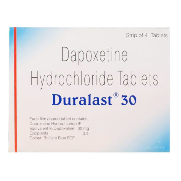 Dapoxetine (Duralast 30) 30 mg Tabs
