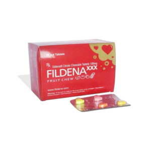 Sildenafil (Fildena Fruit Chewable) 100 mg Tabs