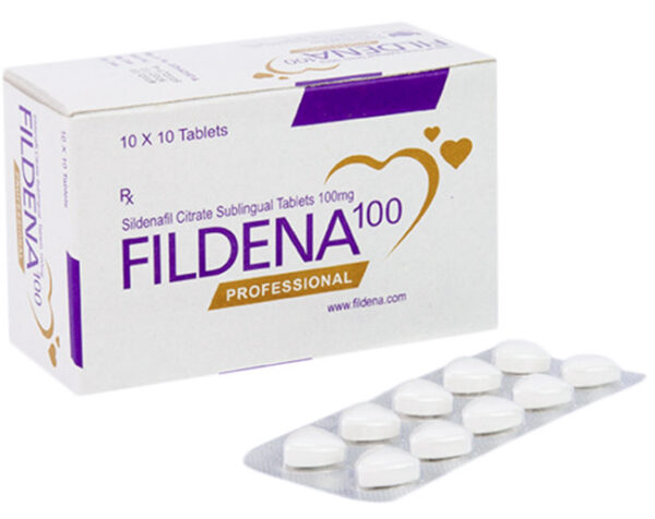 Sildenafil (Fildena Professional) 100 mg Tablet