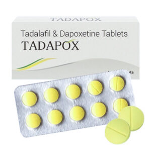 Tadalafil & Dapoxetine (TADAPOX) 20/60 mg Tabs