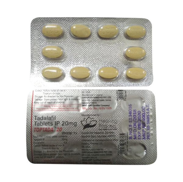 Tadalafil (TOPTADA) 20 mg Tabs