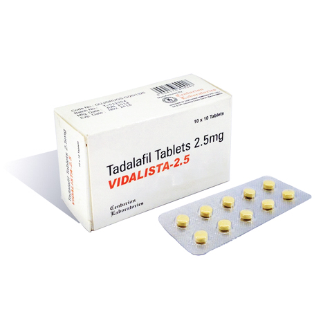 Tadalafil (VIDALISTA) 2.5 mg Tabs